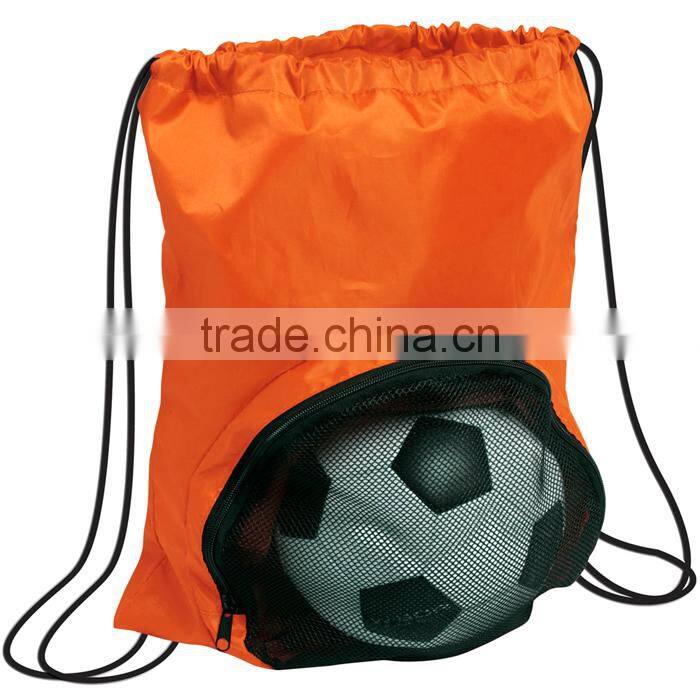 UEFA Euro 2016 Soccer Top Quality Promotional Nylon Drawstring Bag/ Nylon Drawstring Backpack