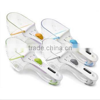 2015 new design mini cosmetic scoop/spoon, OEM 6 set plastic mini plastic scoop, custom tableware plastic scoop maker