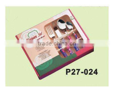 20pcs stainless steel plastic flatware set