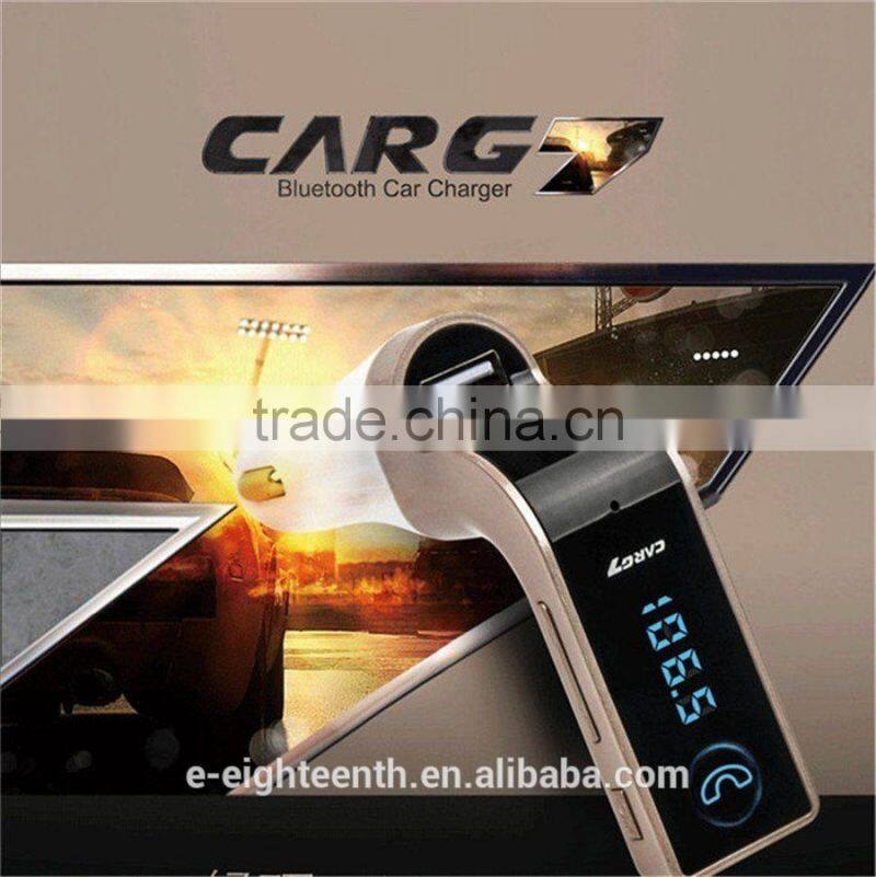 2016 hot Wireless Bluetooth Car Kit LCD MP3 Player FM Transmitter Modulator USB SD MMC