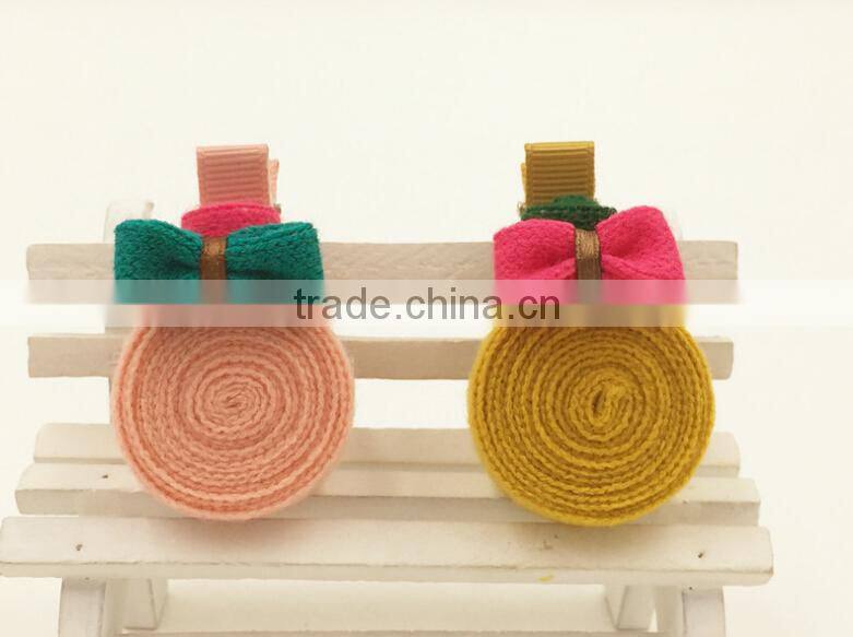 Fashion Hair accessories candy color hair clip handmade BB clips