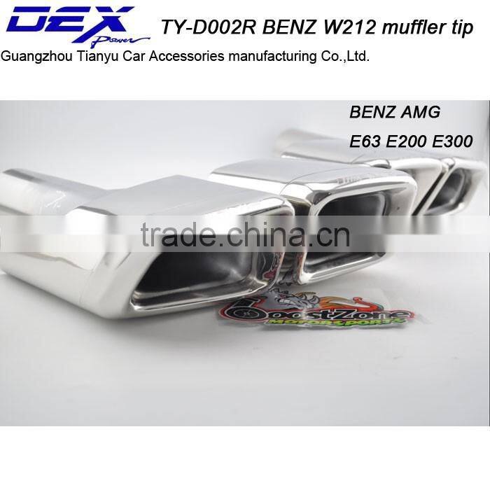 auto parts best price SS304 B-ENZ AMG W212 dedicated exhaust tips