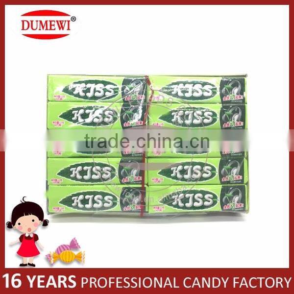 Strong Mint Kiss 4 Sticks Slim Chewing Gum