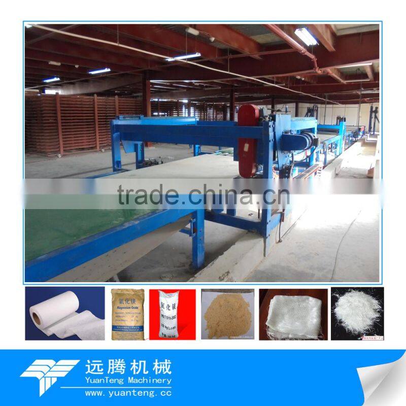 High automatic glass magnesium board making machine with large annual capacity