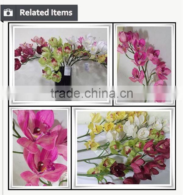 Hotsales artificial flowers Phalaenopsis for decoration and wedding