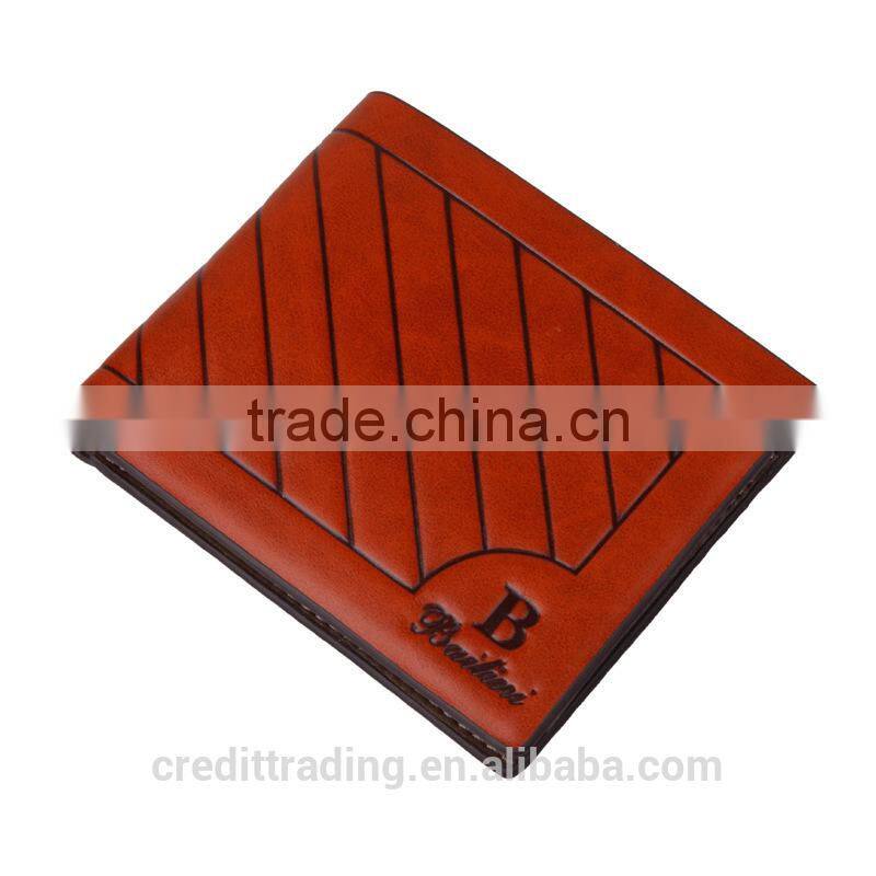 2015 newest designs Men's Genuine Leather Wallet