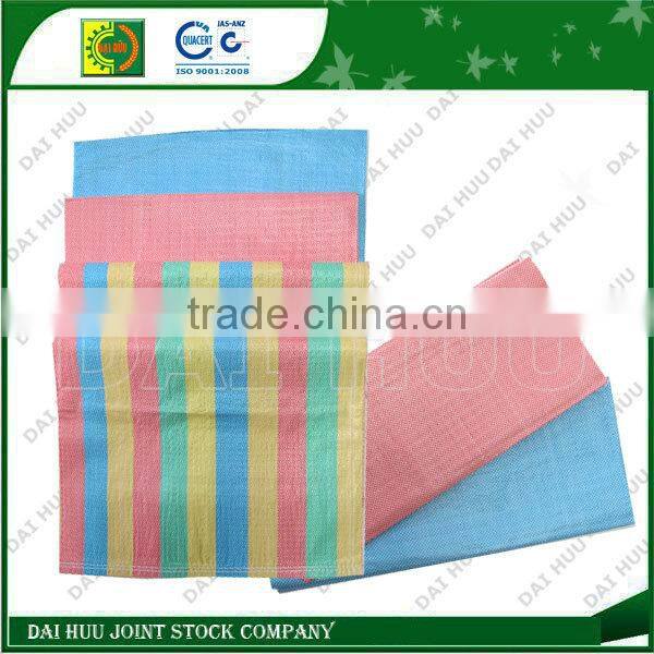 Various colors PP woven bag for stripes