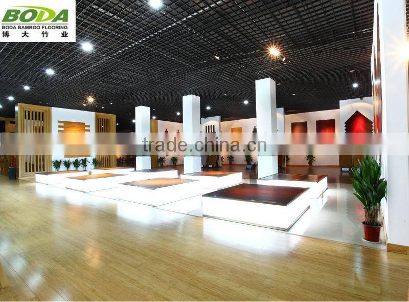 Carbonized strand woven Bamboo Flooring