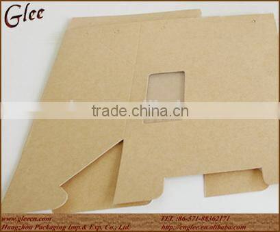 High quality personalized custom Brown Kraft window paper tea bags