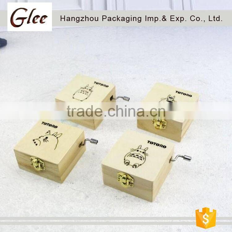 cosmetic box custom small music box wooden