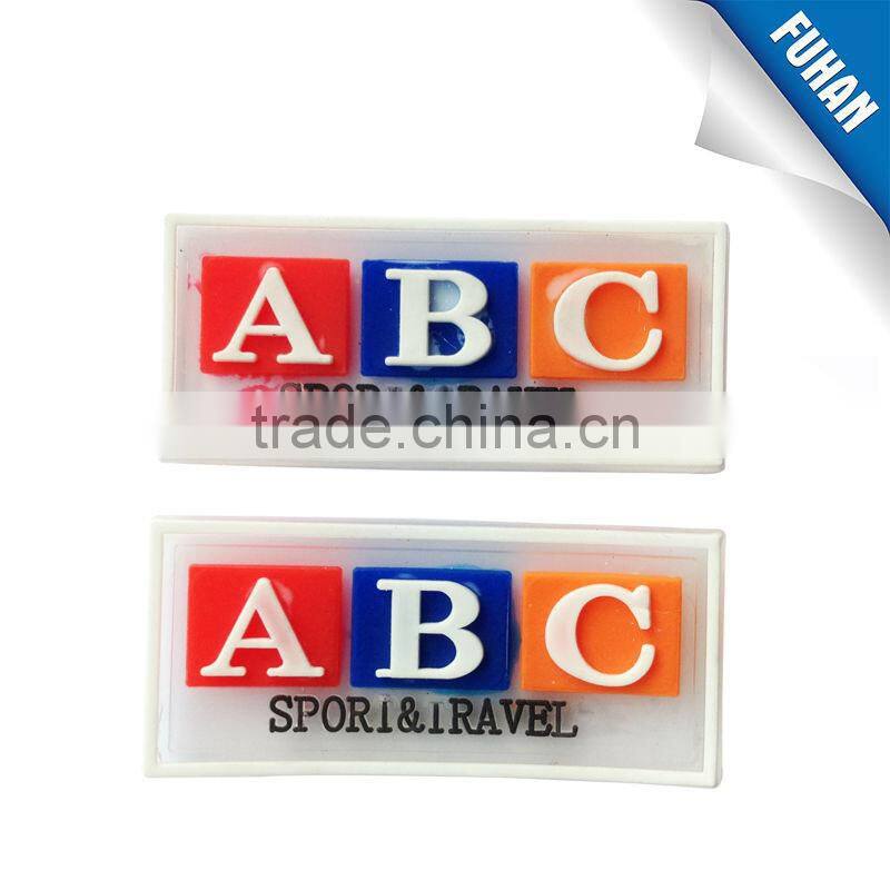 hot sale cheap soft PVC custom 3d rubber patch