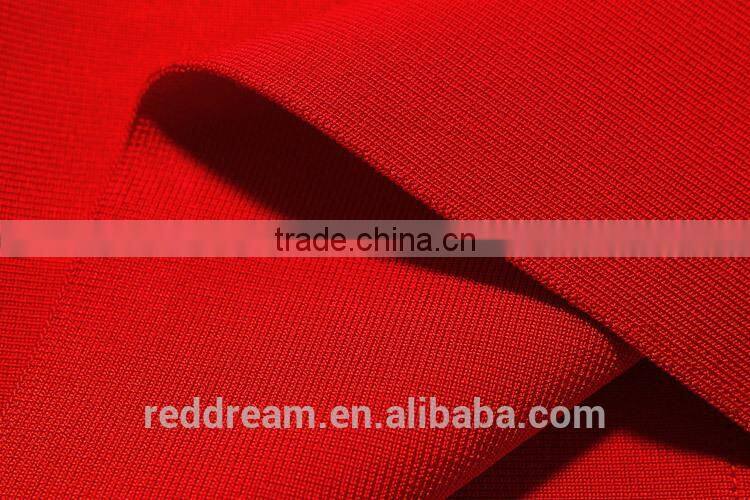 2015 wholesale Lady's latest sexy summer party fashion casual bandage dress with black and red color One-piece Woman dressH1271