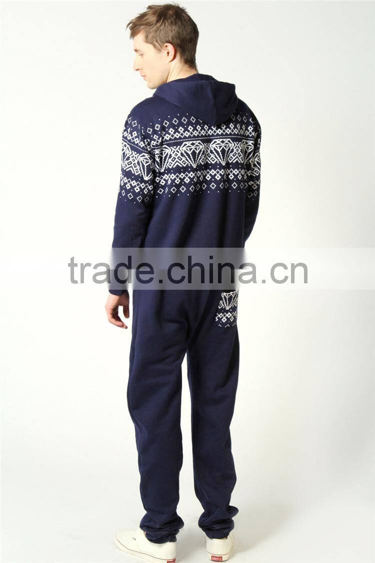 Adult onesie pyjamas custom made adult print organic cotton onesie