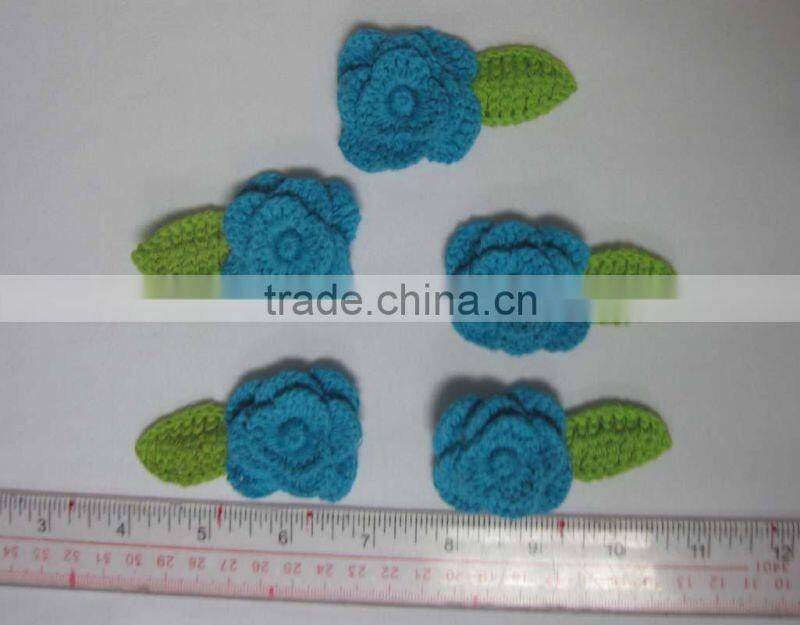 custom flower applique patch