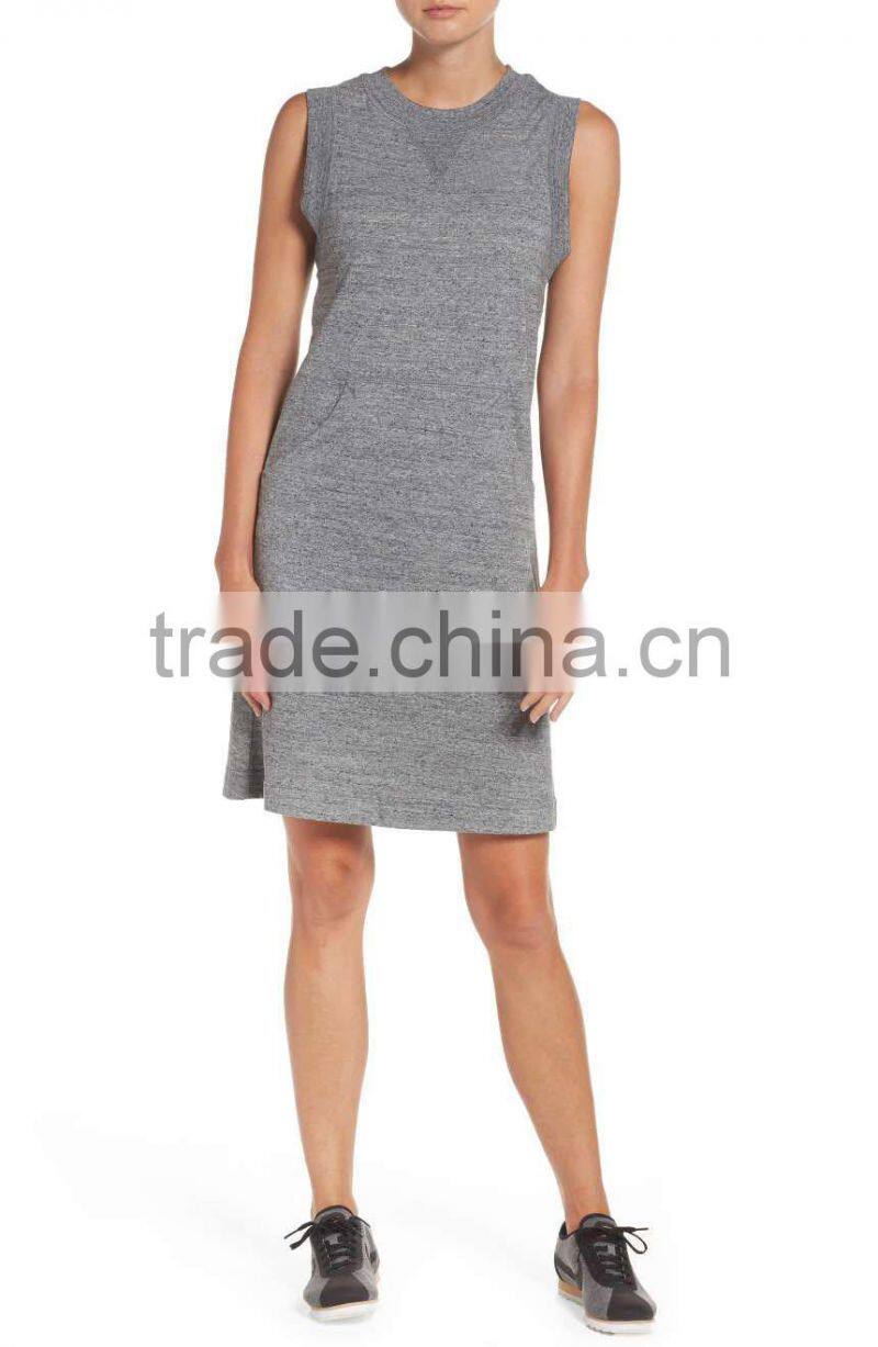 MGOO New Design Fitness Sleeveless Sport Suit Womens Plain Sport Dress Running Clothes