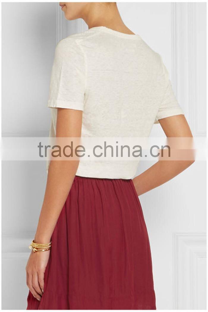 Software 100% pima cotton blank t-shirt for women