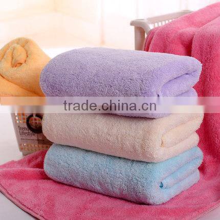 Super softy custom coral fleece face towel