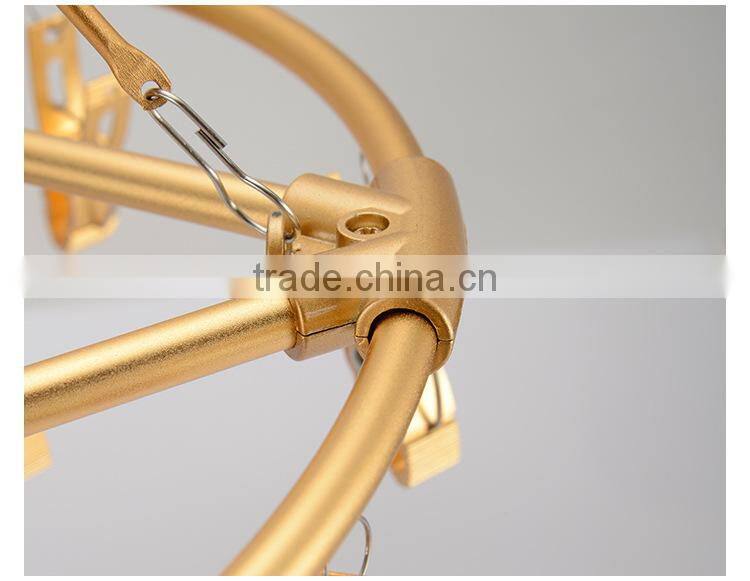 Hot selling s type hooks aluminium alloy clothes hangers baby cloth hanger