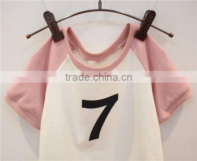 hot sale kids wear,knit t-shirt+pants girls boutique summer outfits children summer clothes set