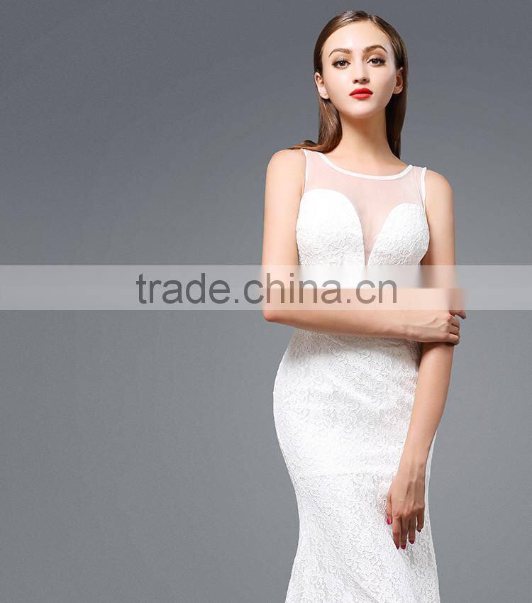 Women Lace sexy party dresses long maxi body con lady's prom dress for wholesale