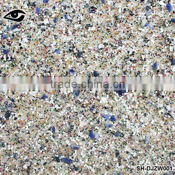 New Designs Hot fix rhinestone mesh iron on crystal mesh trim epoxy stones mixed design for garment