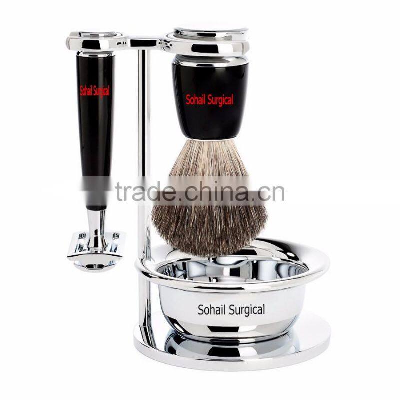 shaving brush and razor stand