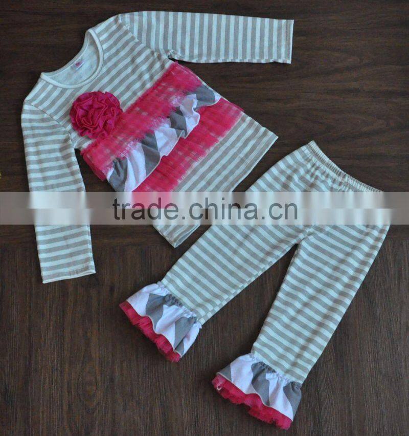 2016 fashion wholesale clothes baby girls lace trimmings boutique outfits sleeveless bow cotton romper sets