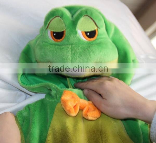factory supply frog animal shaped plush stage performance vest for kids