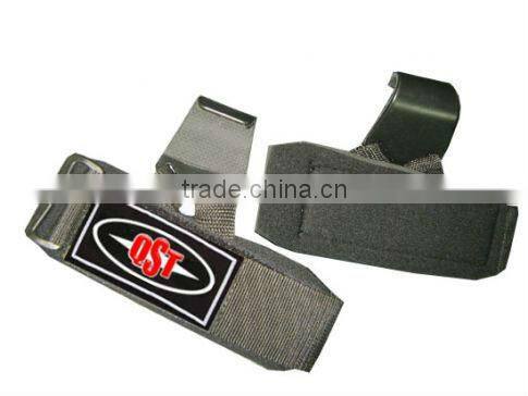Weight Lifting Training Gym Hook Grips Straps Gloves Wrist Support Lift