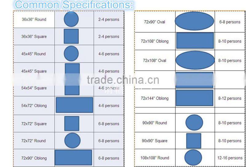 handmade China polyester embroidery satin tablecloths