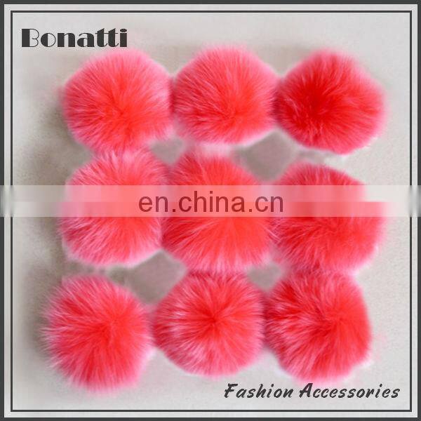 Rabbit fur accessories for winter shoes