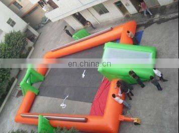 top sell Inflatable football pitch/ football goal shooting games