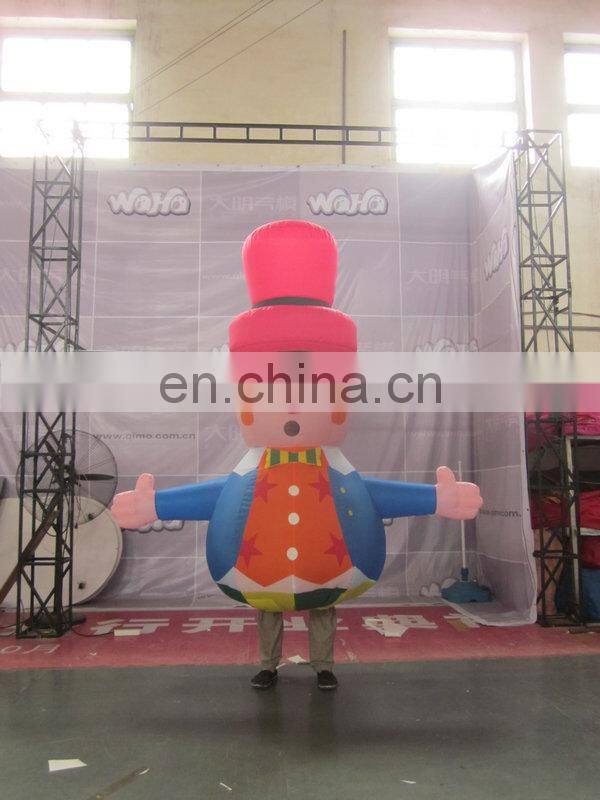 new design popular funny inflatable costume fan