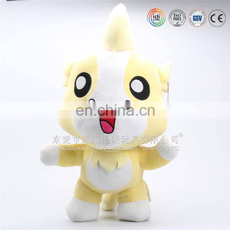 Best quality plush toys youtube promotion stuffed animal custom made soft toys
