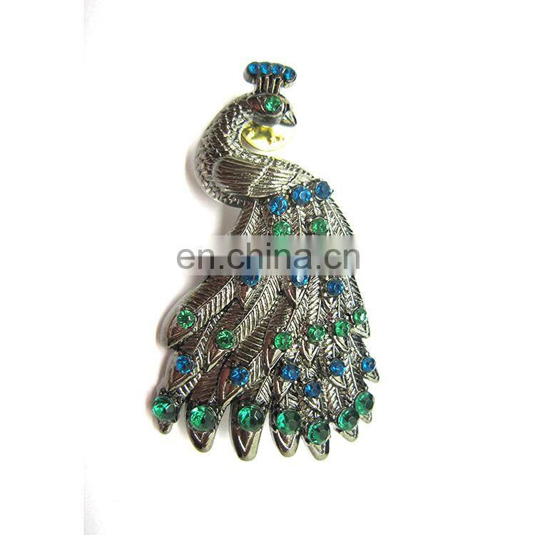 Diy your own small quantity metal custom logo soft enamel rhinestone lapel pin