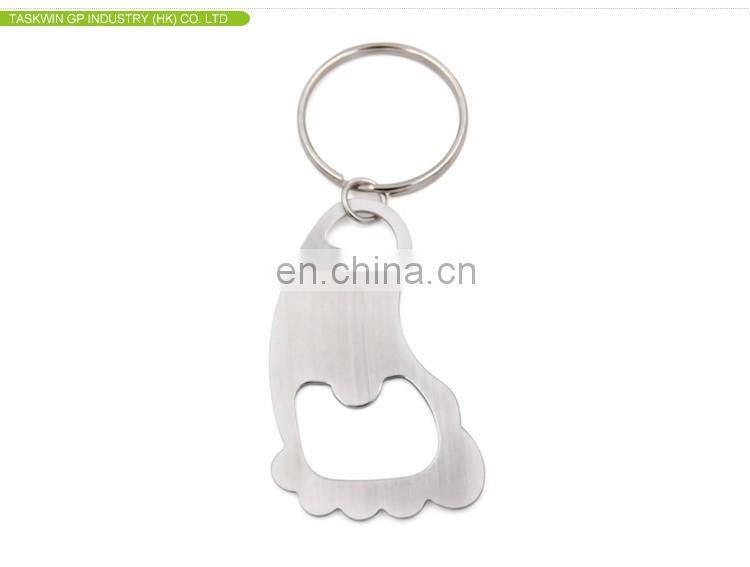 2017 new beautiful design high quality cheap custom Bottle opener metal keychain