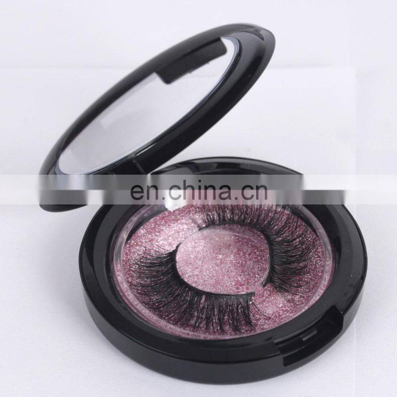 D008 Natural Customized Package 3D Mink Fur Lashes wholesale custom lash packaging box