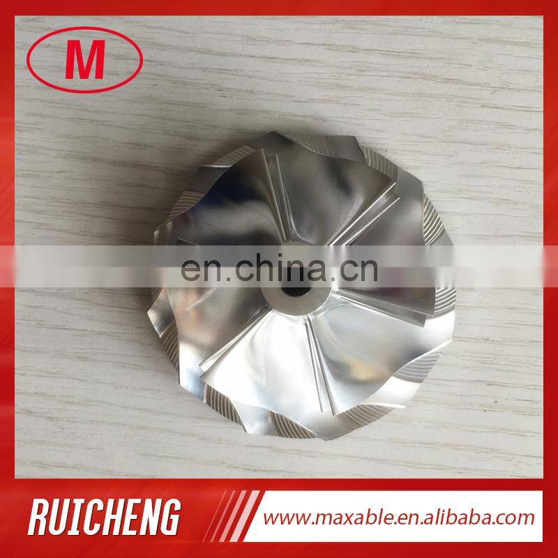 TD05H-20G 49179-43400 52.56/68.01mm 6+6 blades Turbo 49179-00260/EVO Billet/milling/aluminum 2618 compressor wheel