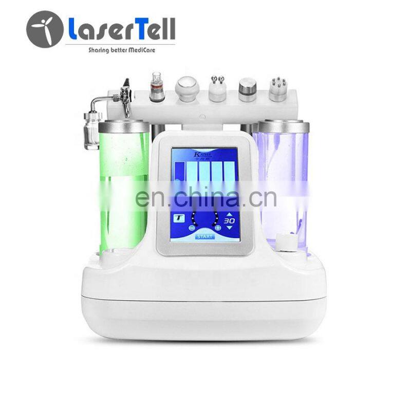 7 in 1 Multifunctional Bubble Oxygen Machine/Water Microdermabrasion Equipment/rf Facial Spa Machine