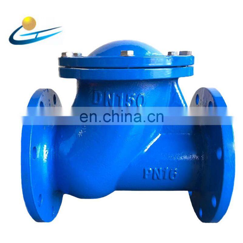 Dn100 Pump Disc Rubber Flapper Check Valve For Water