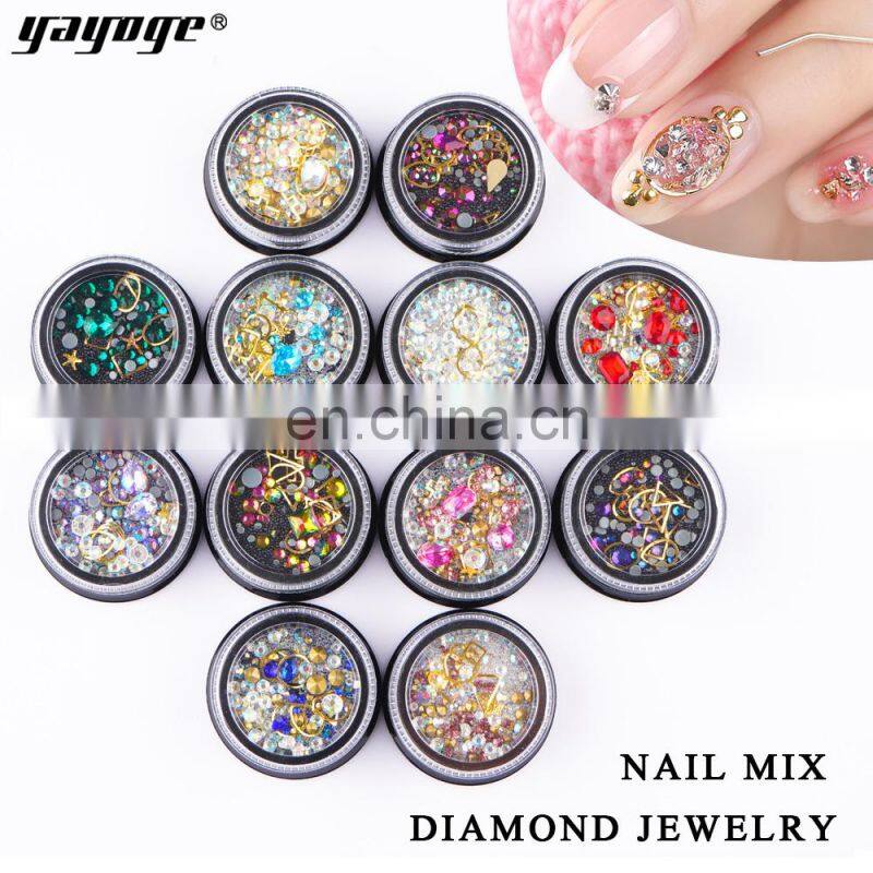 2019 Newest Trend 3D For Nail Rhinestone Art decoration nail salon professional in stock