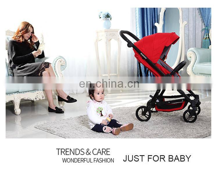 Baby Stroller Lightweight Folding Portable Four Wheel Shock Drive Baby Stroller