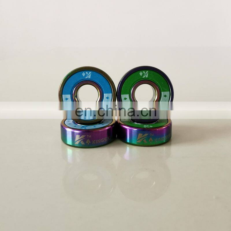 Kingsk8 Colorful Titanium Coating China Skateboard Bearings