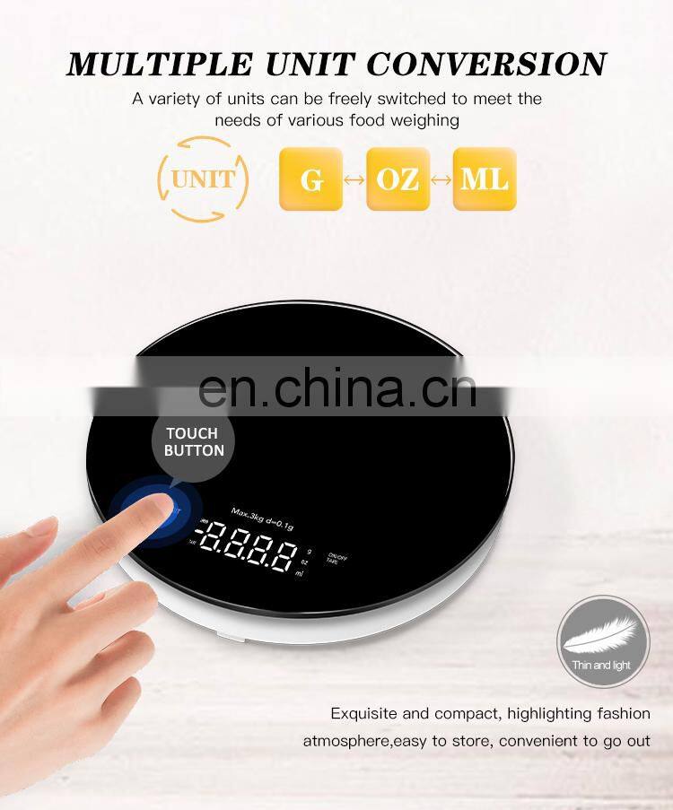 OEM Acceptable 5Kg Food Scale Digital Kitchen Scale Lb And Ml Cooking Scale