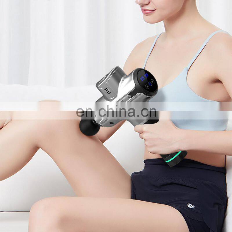 20 Speed LED touch screen full body fascia gun massage gun