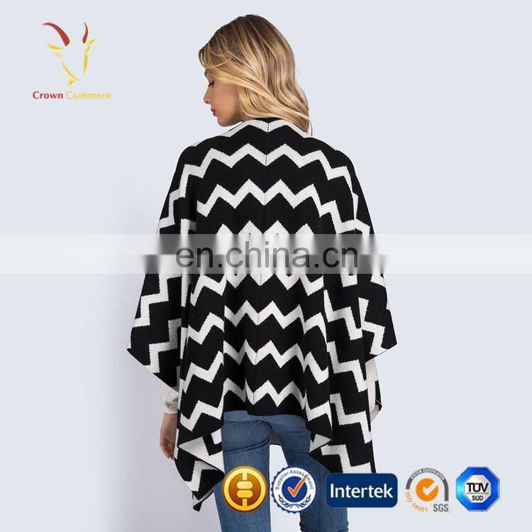 Hot Sale womens open front cashmere poncho winter ponchos and capes