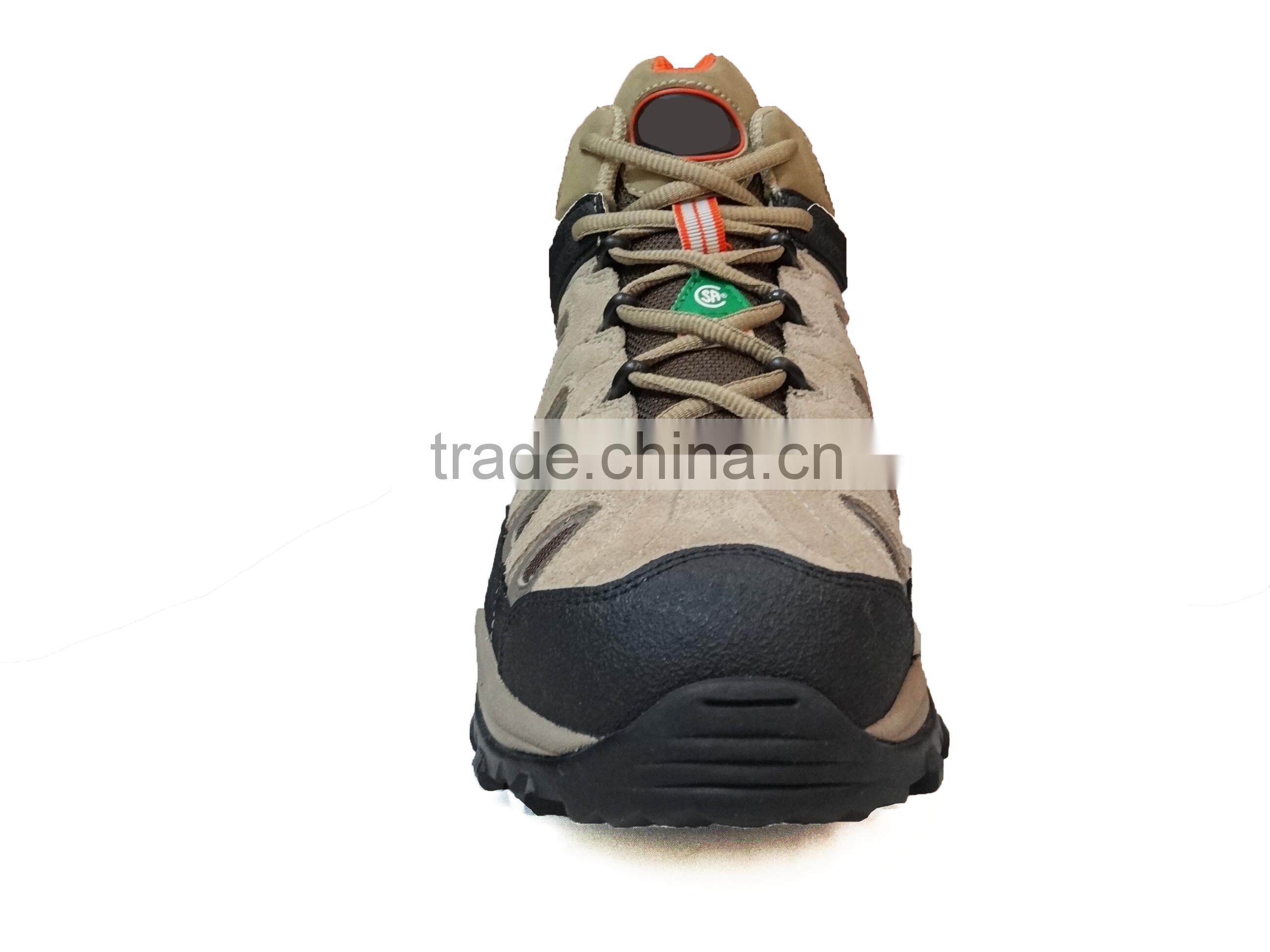 2014 CSA approve certificate Men Steel toe and plate Hiking Boots Style Athletic Safety Shoes