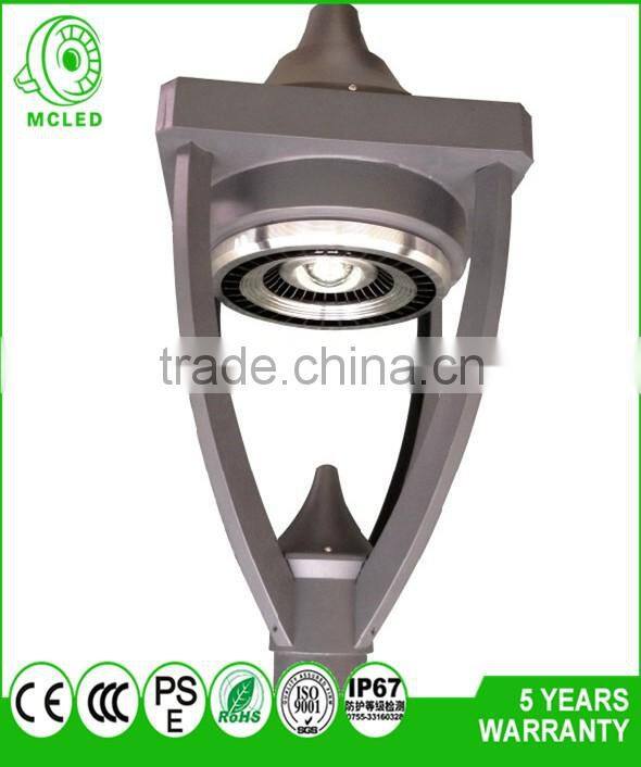 20w/30w/40w LED garden lights on 3.5m cast aluminum pole