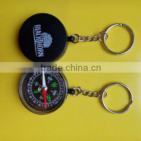 Factory Cheap promotions Fashion Compass Keychain