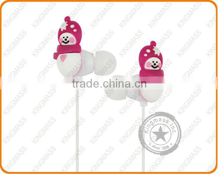 KINGMASS Novelty PVC logo Headphone hot new products